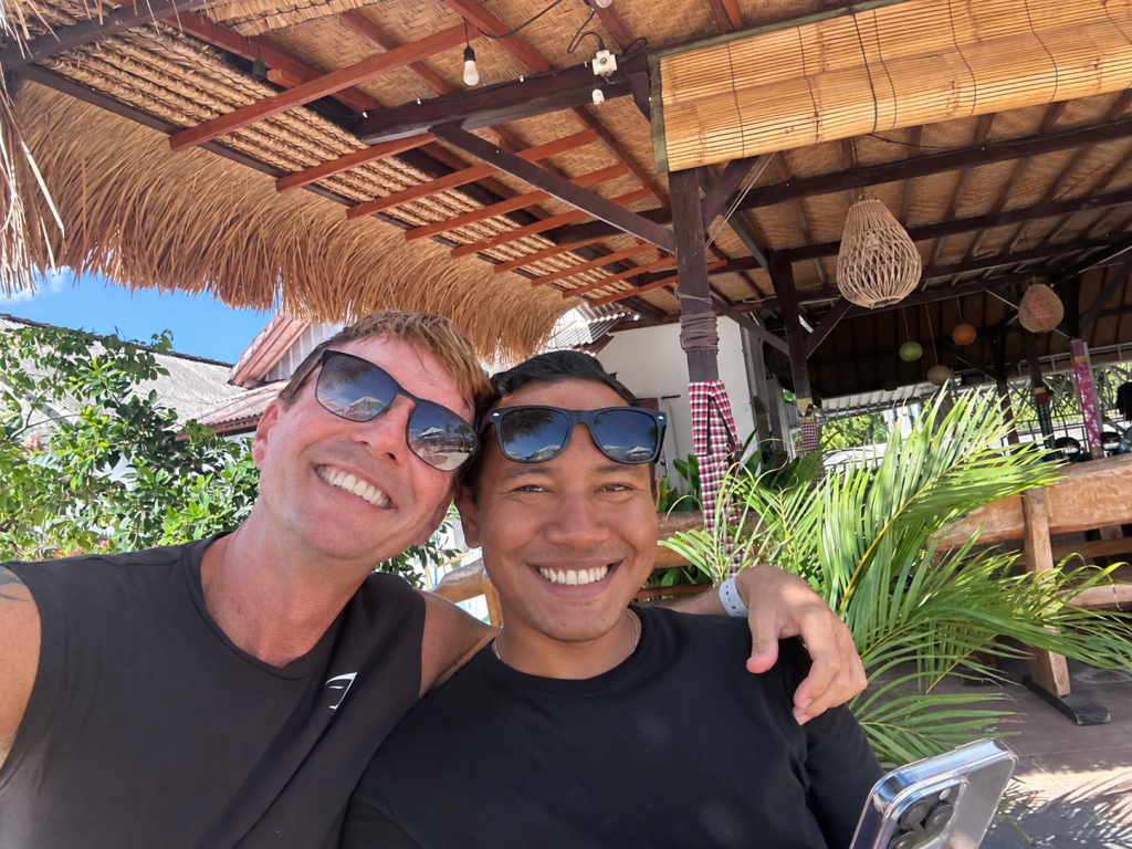 Bali by boat to Lembongan.